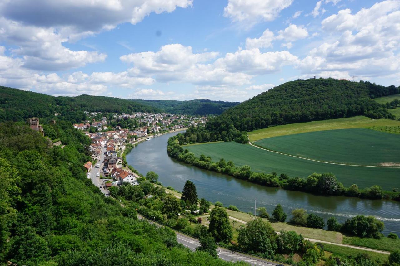 Fewo Am Neckarsteig Mit Anbindung An Heidelberg Неккарштайнах Екстер'єр фото