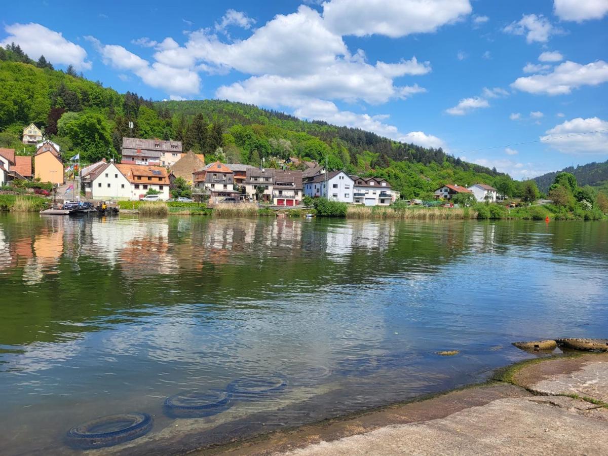 Fewo Am Neckarsteig Mit Anbindung An Heidelberg Неккарштайнах Екстер'єр фото